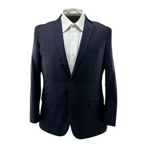 Brooks Brothers Red Fleece Mens Navy Wool Blend Blazer Sport Coat Size 42S